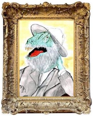 Sharks watercolor, framed